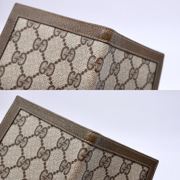 🍓GUCCI PVC Wallet Brown - Picture 9 of 10